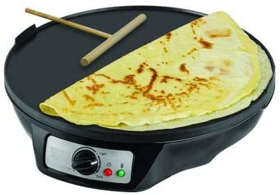Crepe Maker Machine, Reemix Compact Pancake Griddle Precise Temperature  Control, Nonstick 12” Electric Griddle, Batter Spreader for Eggs, Pancakes